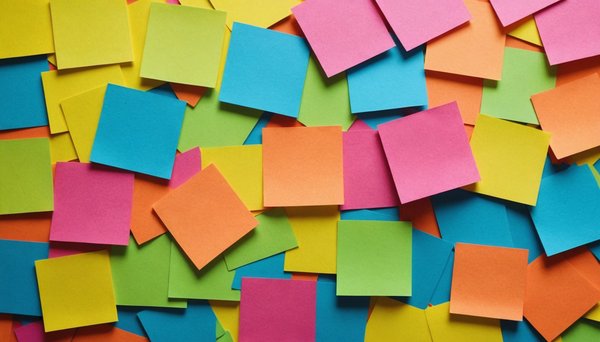 Décorez vos idées grâce à des post-its colorés sur mesure